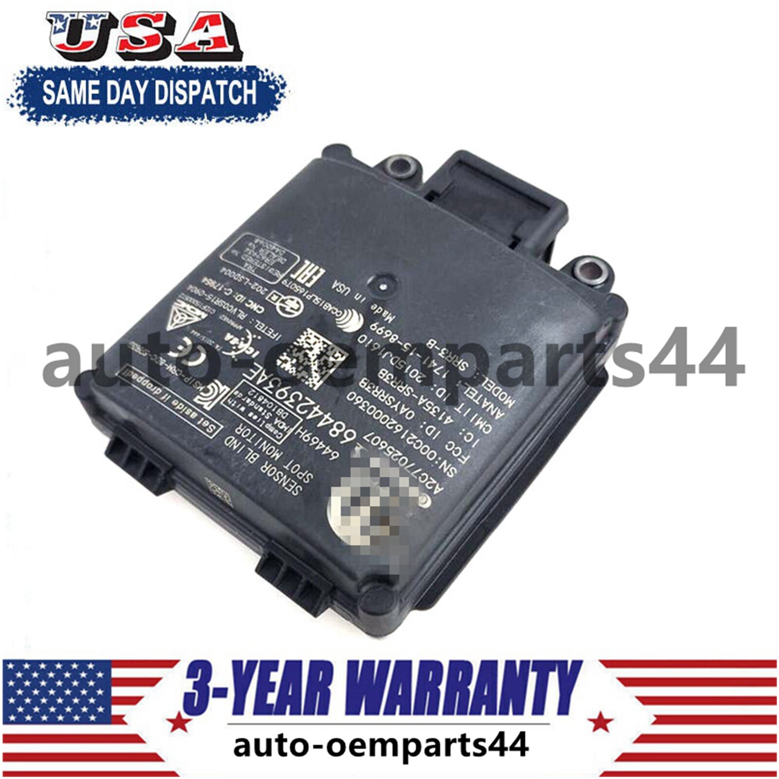 OEM Rear Blind Spot Detection Radar Module 68442393AE for Ram 2500 3500 20-24