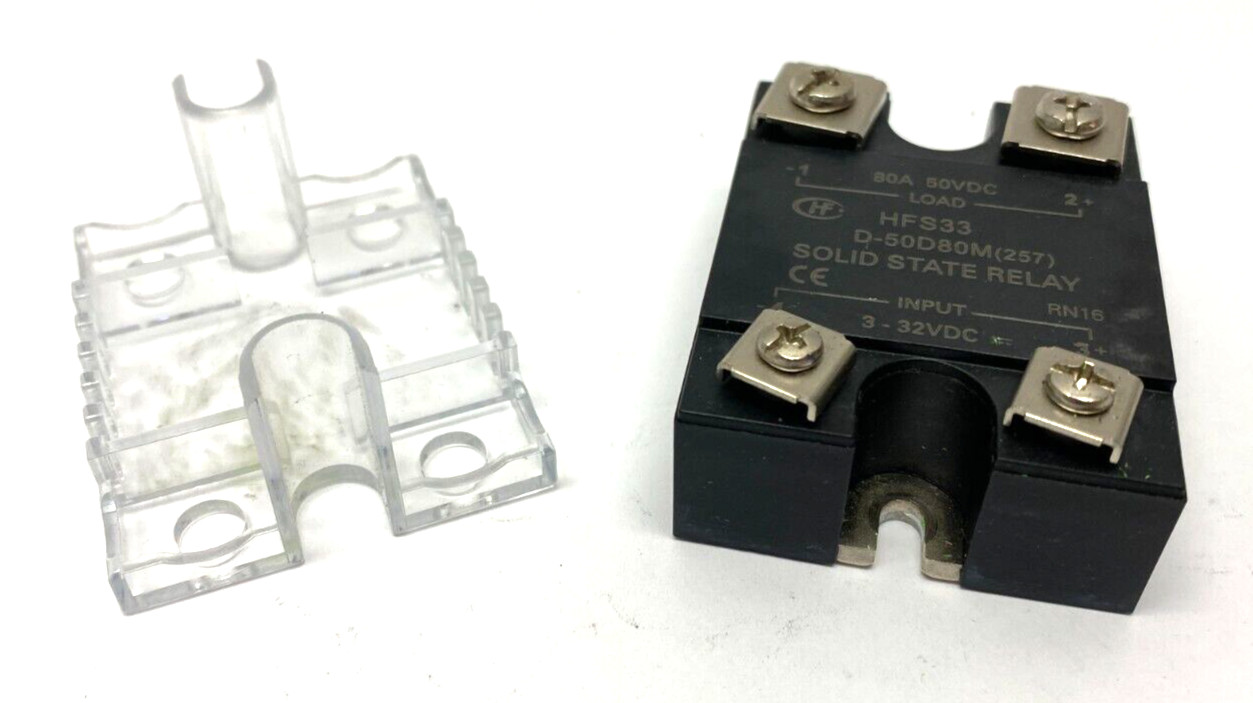 Hongfa HFS33 D-50D80M Solid State Relay 50VDC 3-32VDC 80A