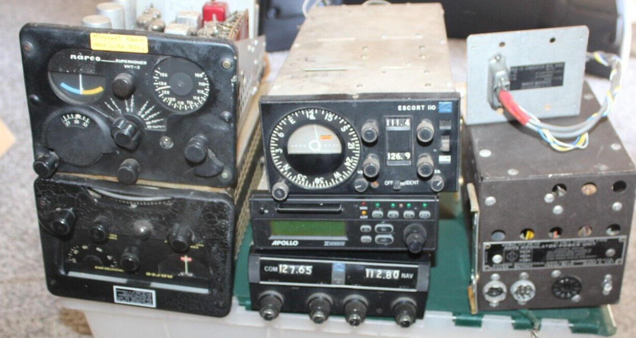 NARCO  AIRCRAFT ELECTRONICS, SUPERHOMER, ESCORT 110, APOLLO, and More (vintage)