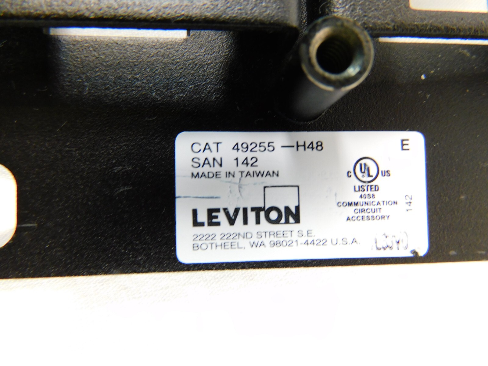 Leviton 48-Port QuickPort Patch Panel 2RU 49255-H48 - QUANTITY OF 2