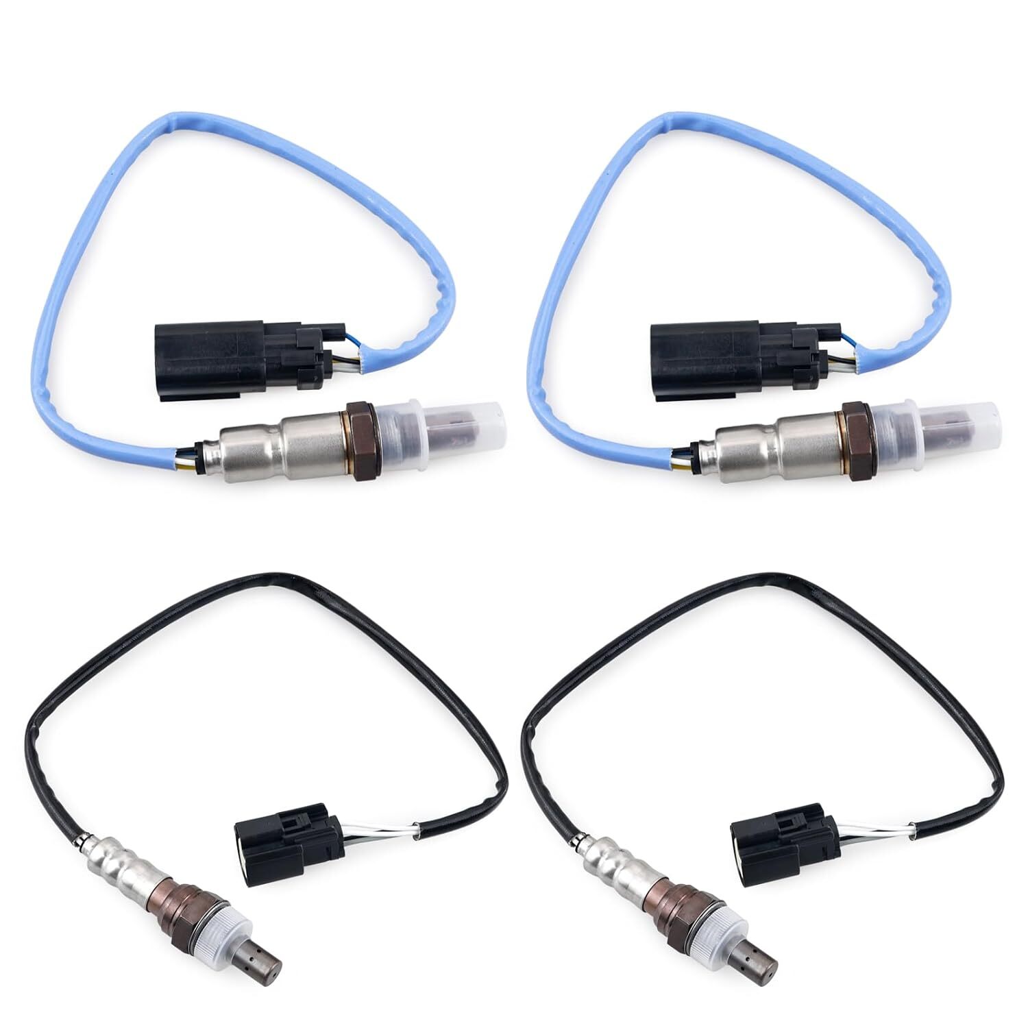 4PCS Oxygen Sensor Up+Downstream For 2013-2015 Ford Explorer Flex Taurus 3.5L V6