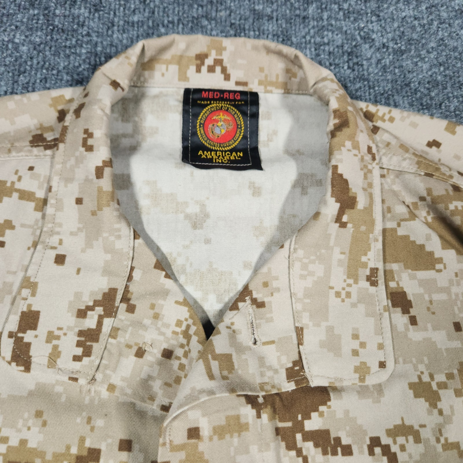 USMC Desert MARPAT MCCUU Blouse American Apparel Medium Regular Unissued NOS GI