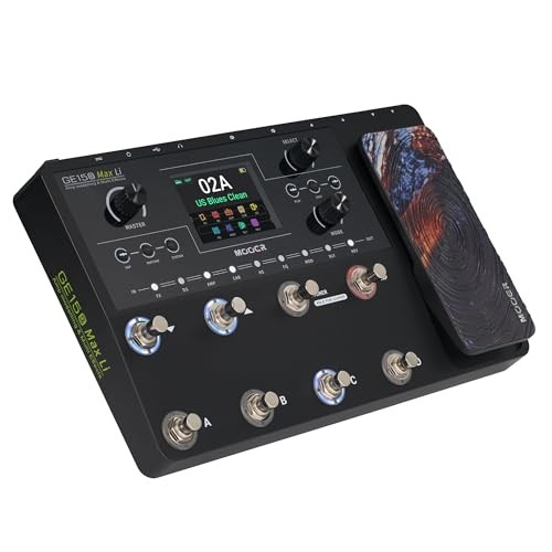 Battery Powered Guitar Amp Modelling Multi Effects 8-Footswitch GE150 Max Li