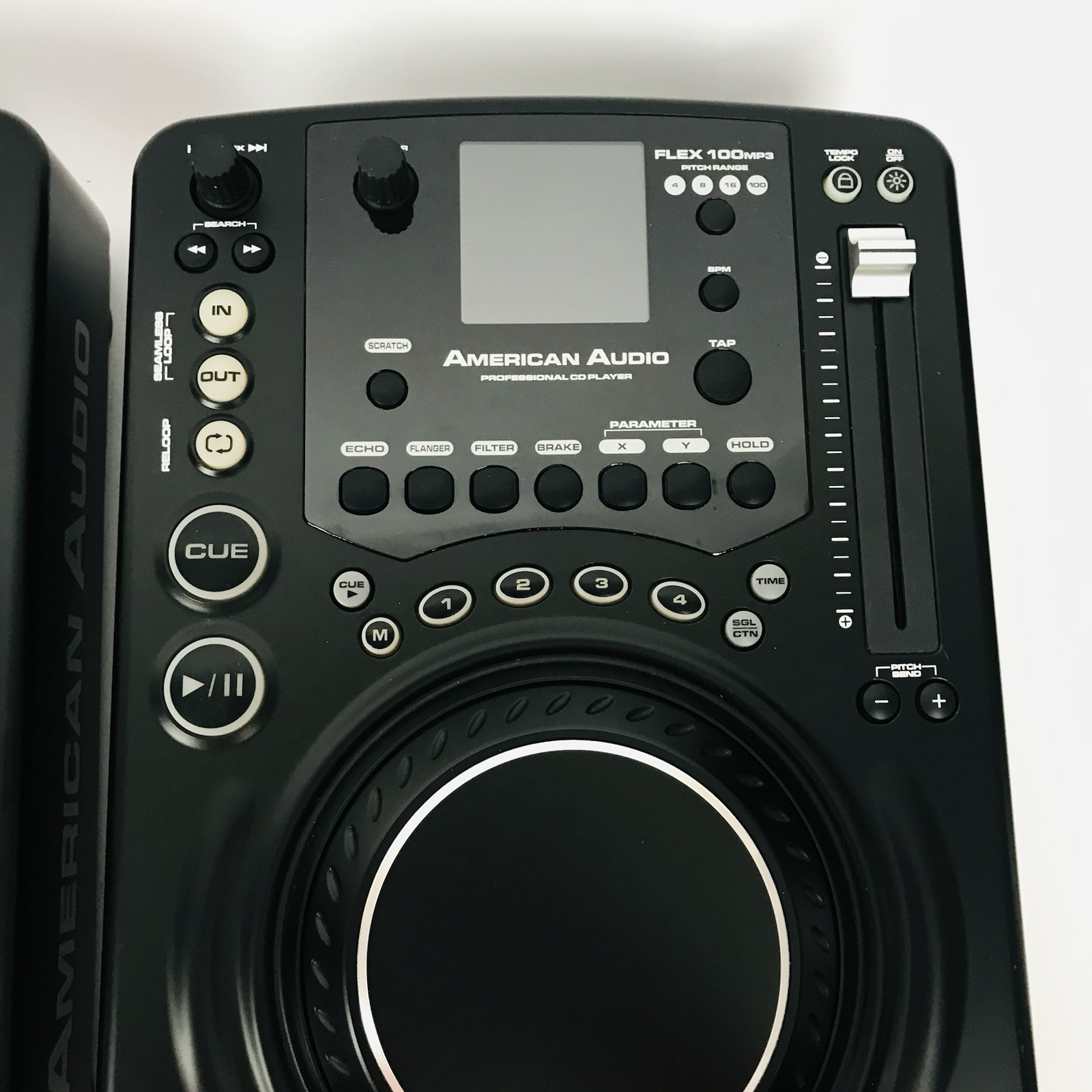 American Audio Q-D6 PreAmp Mixer W/ 2 Flex 100 MP3 CD Player, Rolling Case