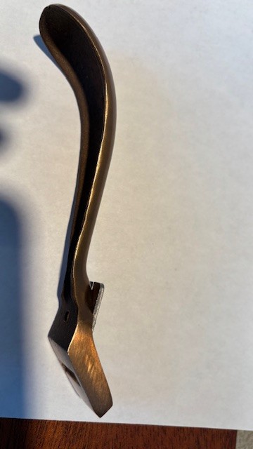 Woodworking Squirrel Tail Palm Plane Brass 6"