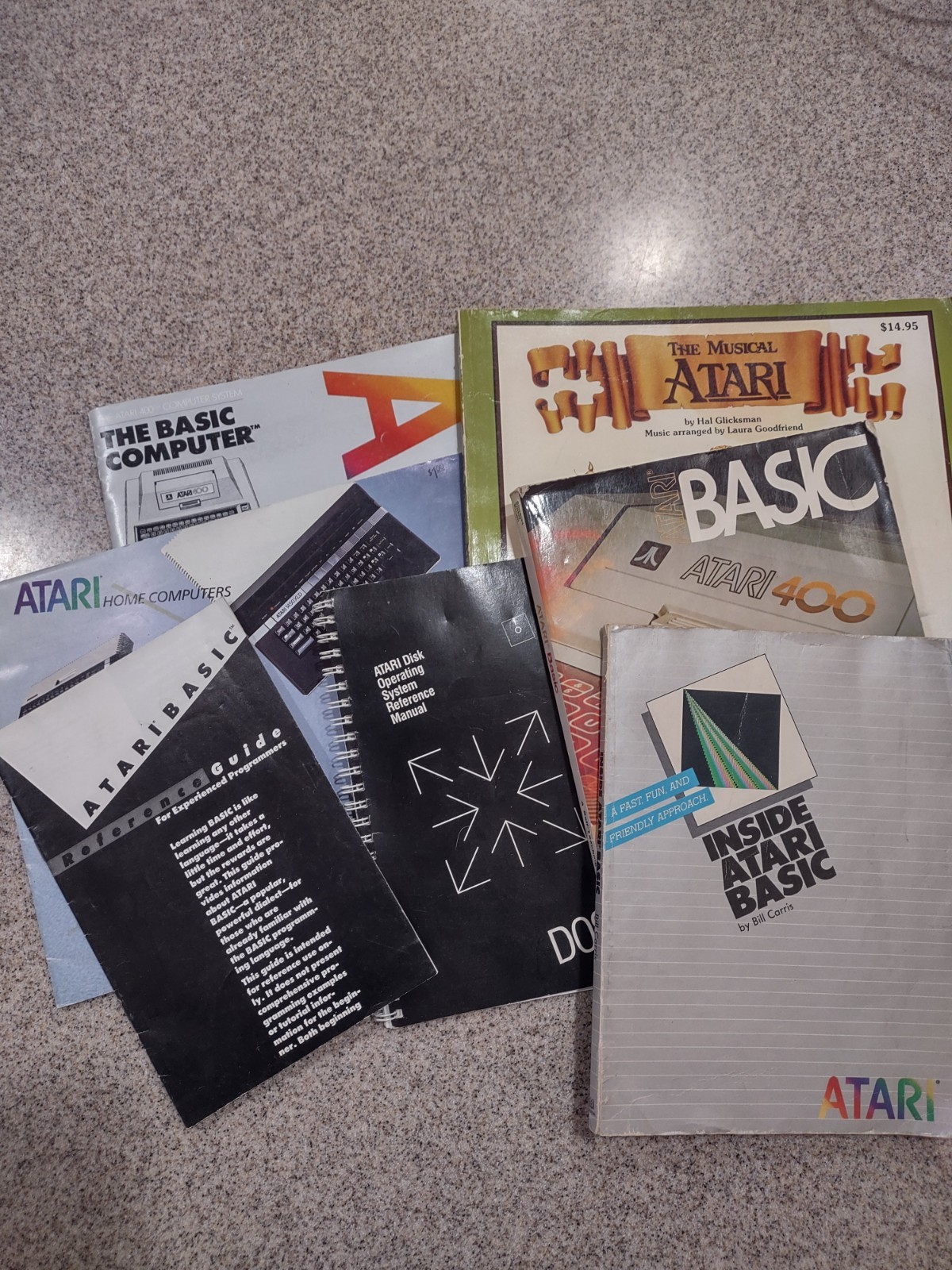 New, Lower Price! 8 Piece Vintage Atari Literature Lot