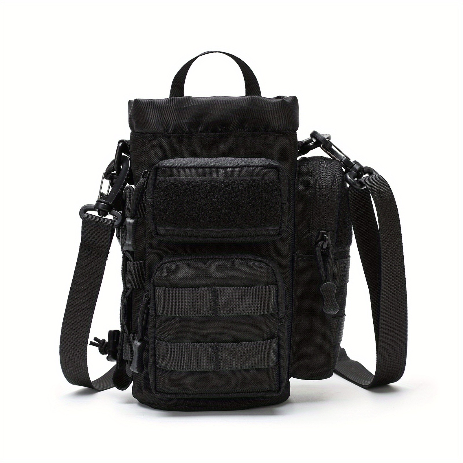 Large Capacity MOLLE Water Bottle Pouch - Adjustable Strap for Outdoor Sports