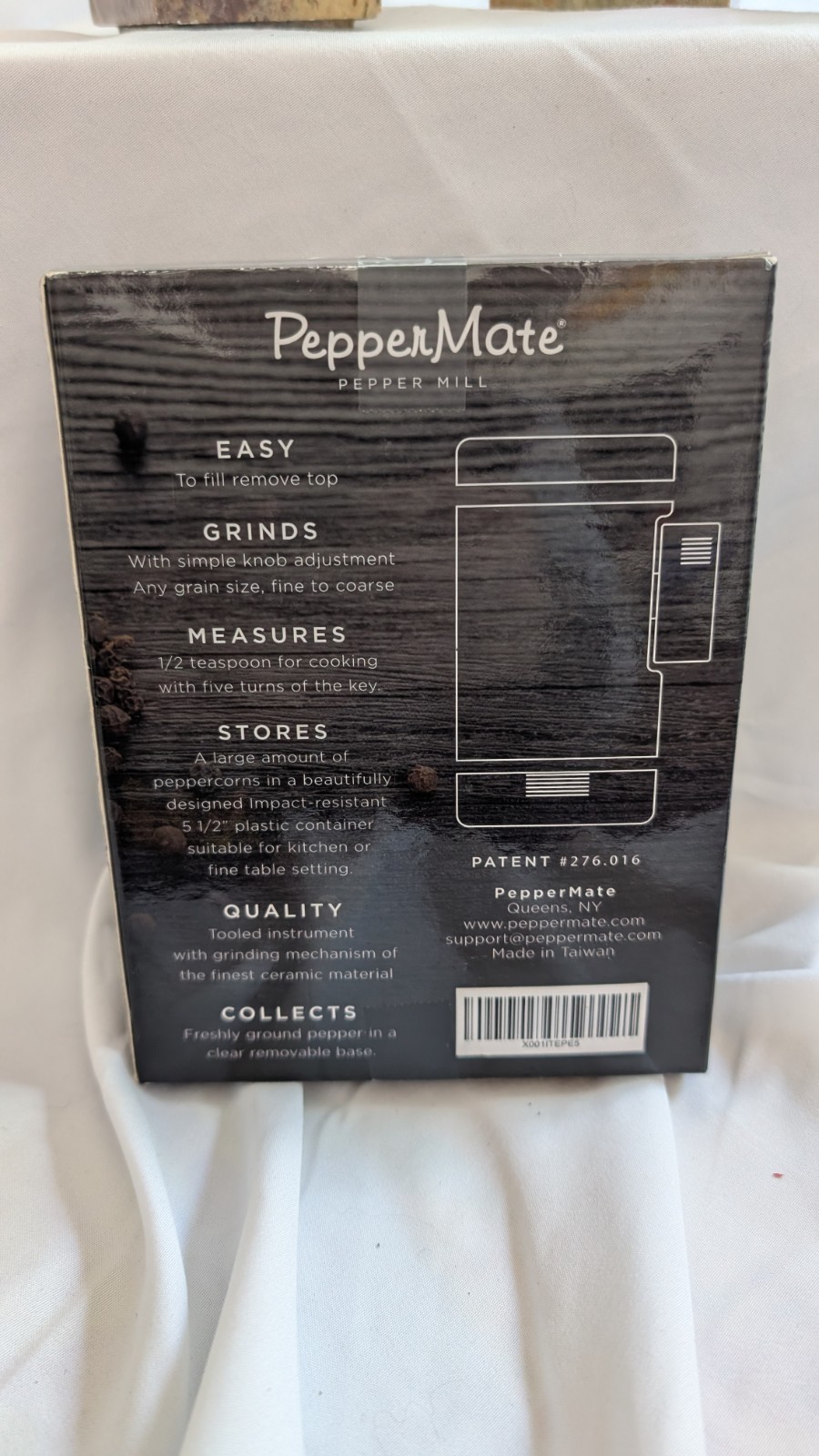 Peppermint Peppermill New In Box Aqua
