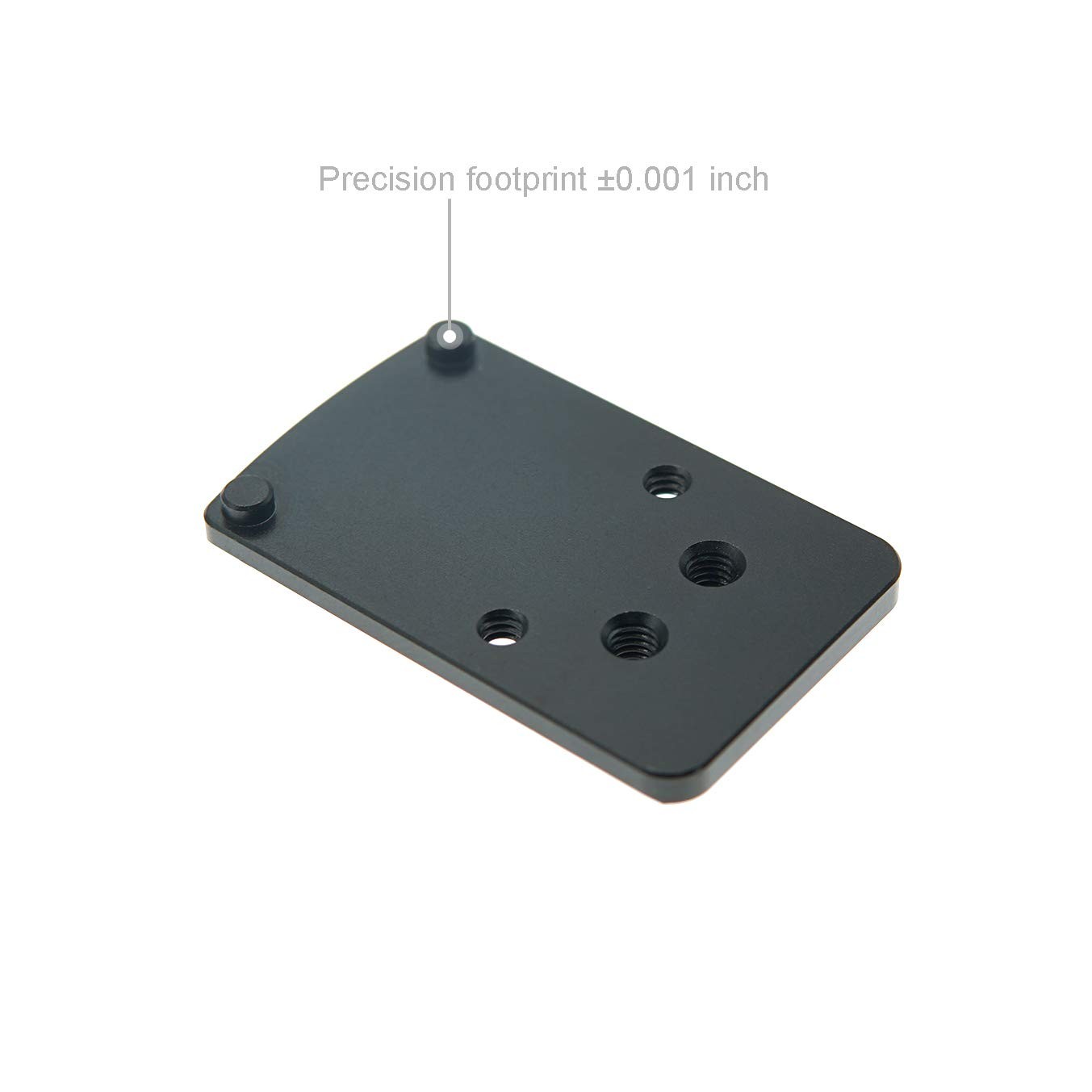 DPP Titanium Rear Sight Dovetail Mount Compatible with Glock One Size, Black