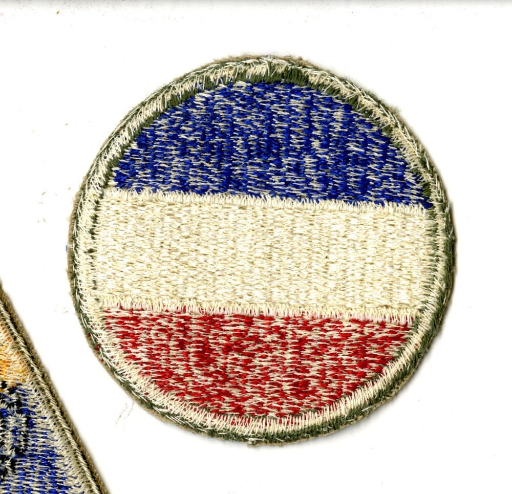 Army Ground Forces White Back Patch WWII Original