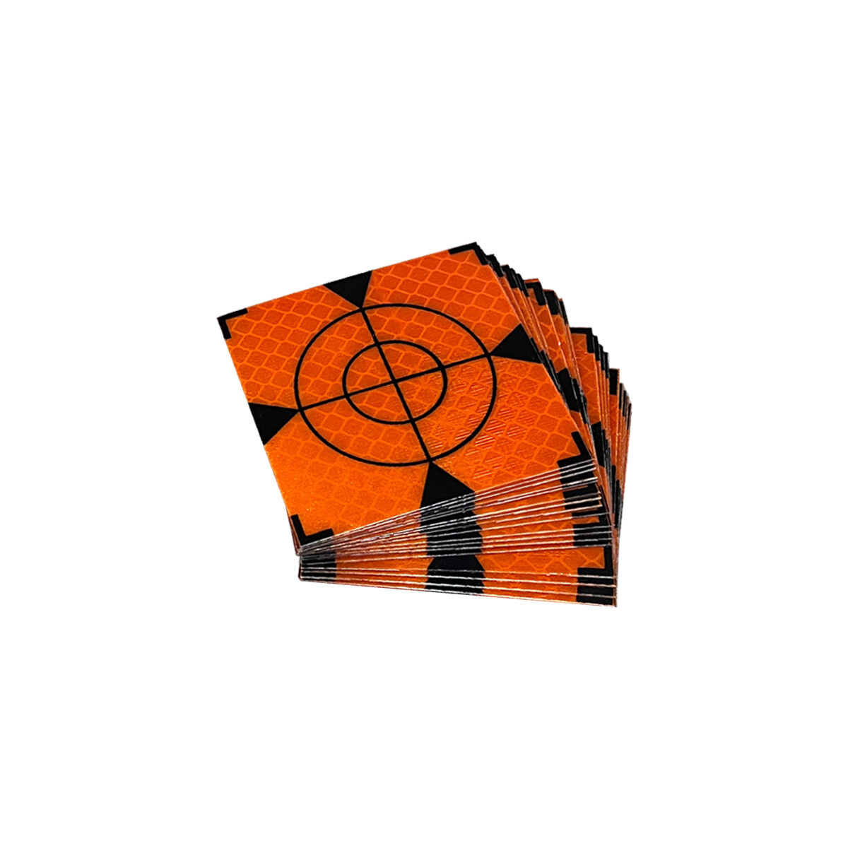 100PCS 40X40MM Reflector Sheet Reflective Target Red Sticker Tape Total Stations