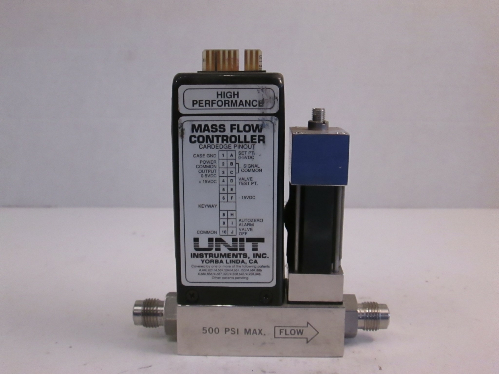 Unit UFC-1020 Mass Flow Controller MFC, O2, 150 SCCM