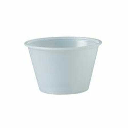 Souffle Cup Solo 4 oz. Translucent Plastic/Polystyrene -Sleeve of 250