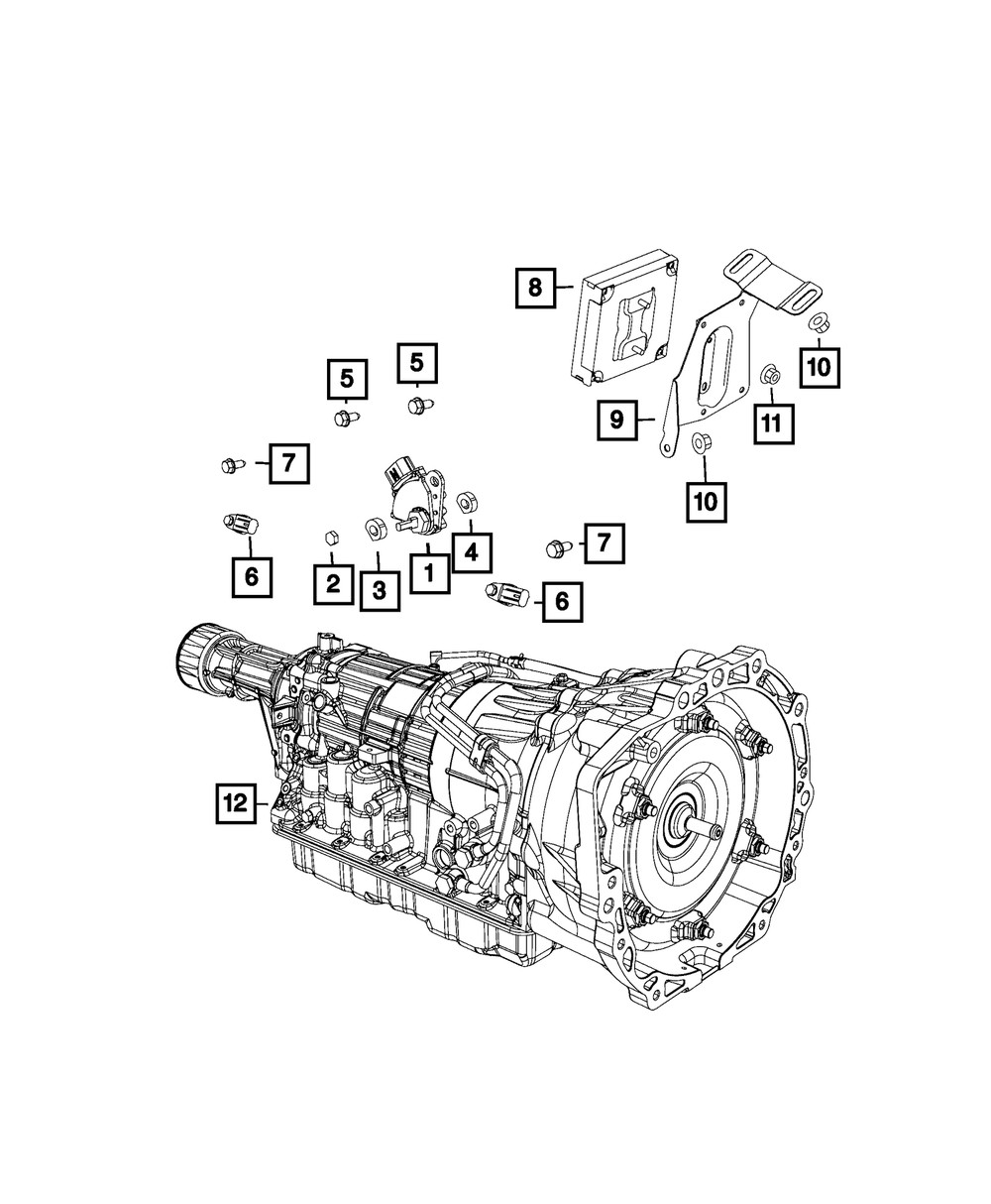 Genuine Mopar Module Bracket 68313162AA