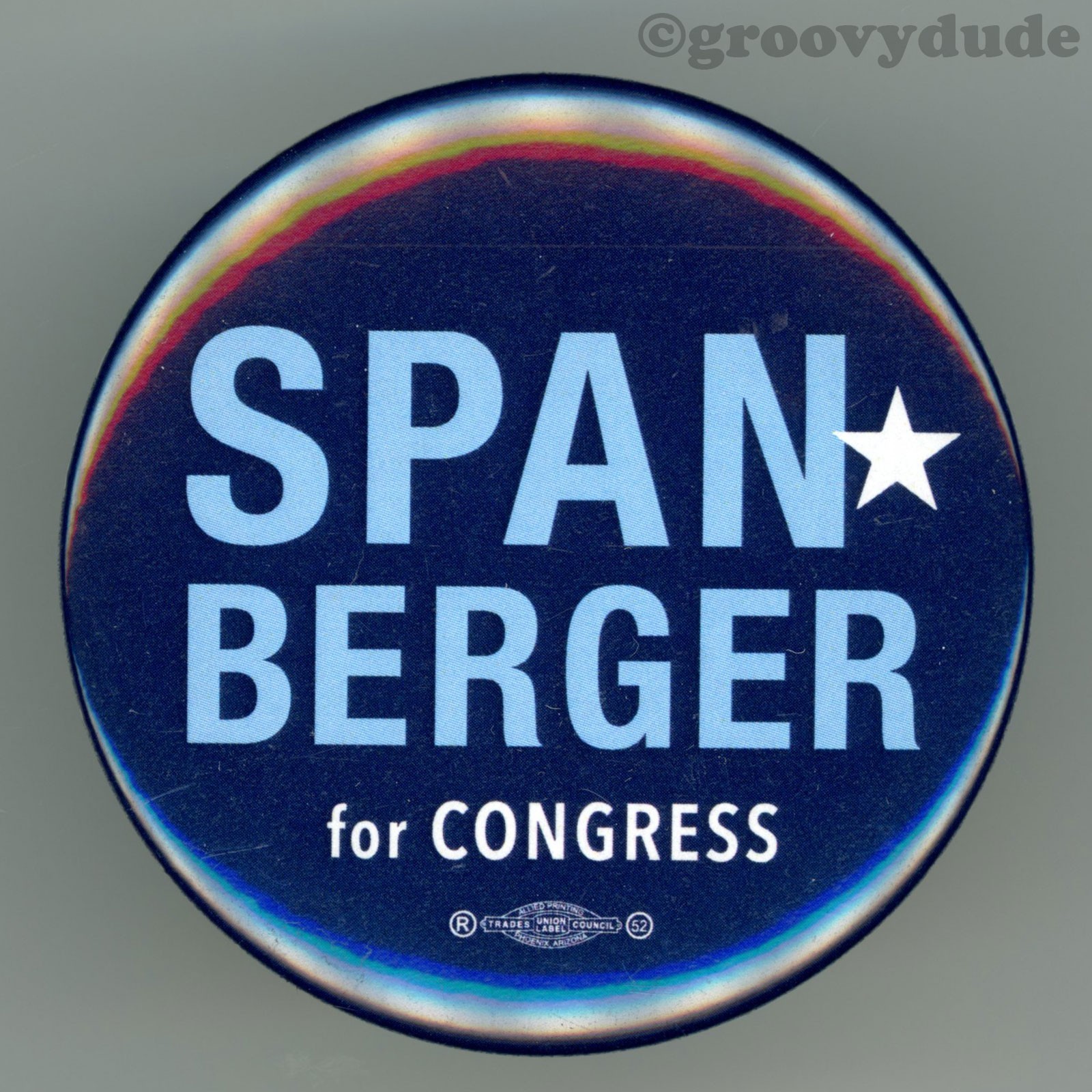 2022 Abigail Spanberger Virginia for Congress 2-1/4" Campaign Pinback Button