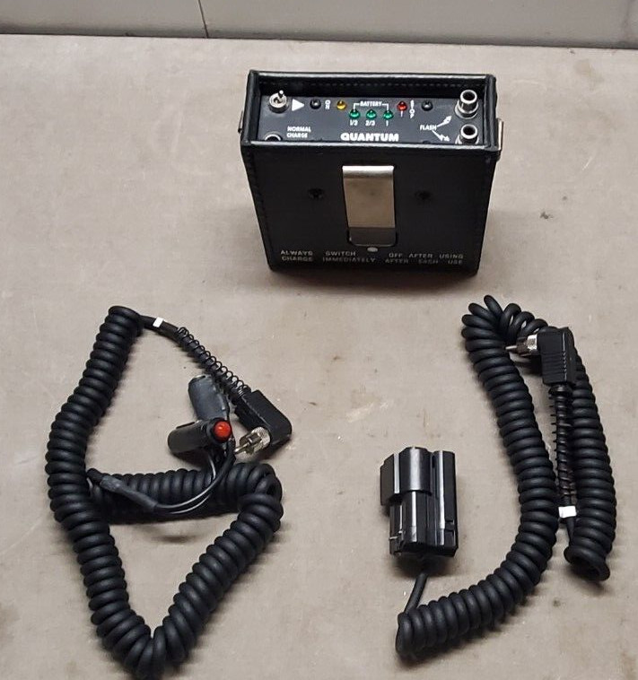 Quantum Battery 1 (untested ) with   Flash cord and Module