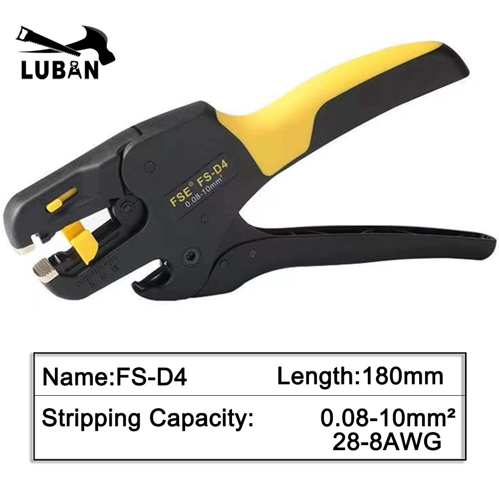 Wire Stripping Pliers Self-Adjusting Automatic Wire Stripper Pulling Pliers