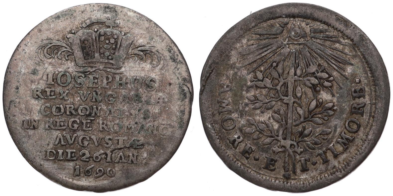 Token Brand - Chip 1690 on The Coronation to The Roman King IN Augsburg