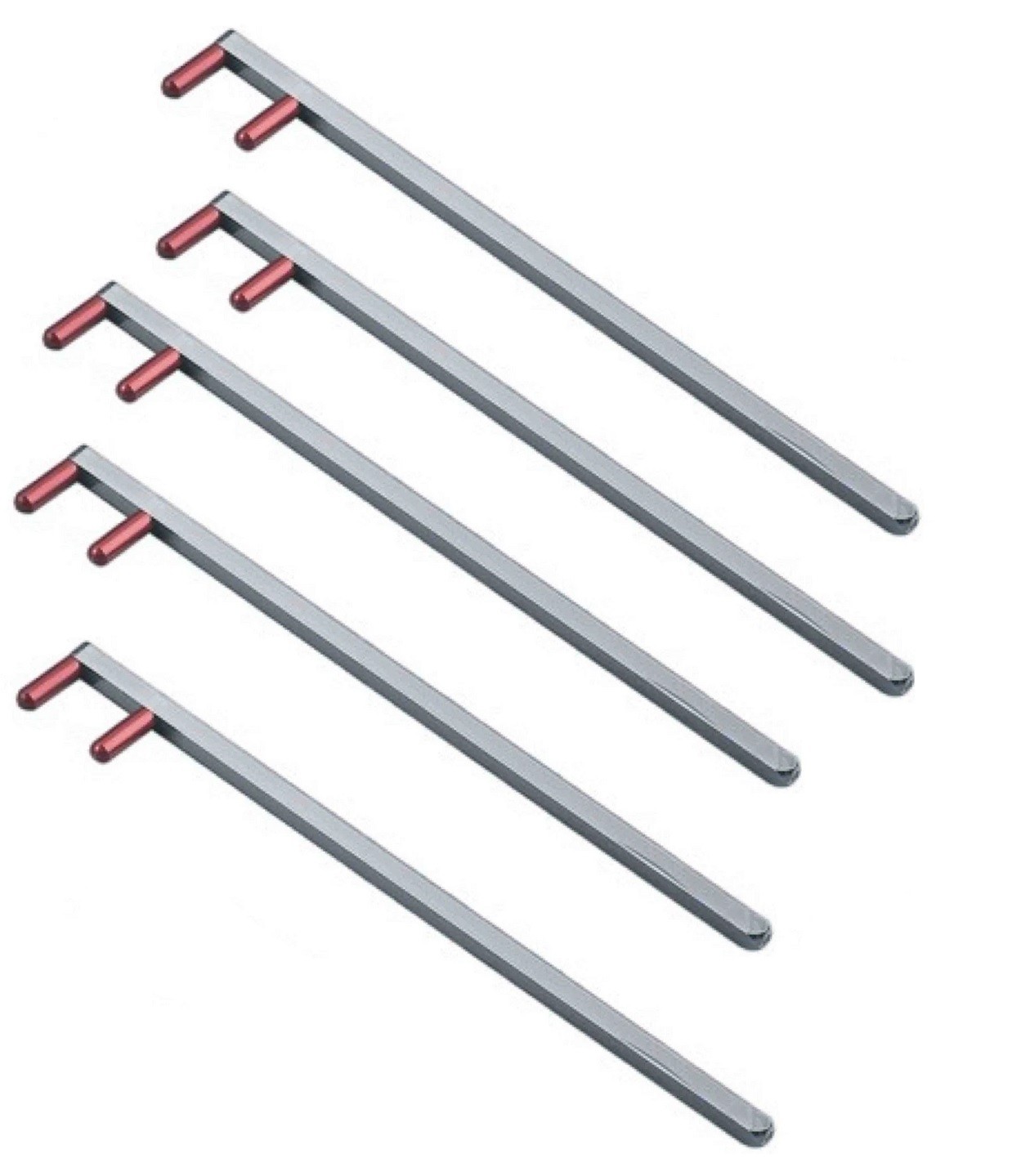 5  Bitewing X-ray Aiming Arm  - Color Coded Rinn XCP Style Red Positioning Arm
