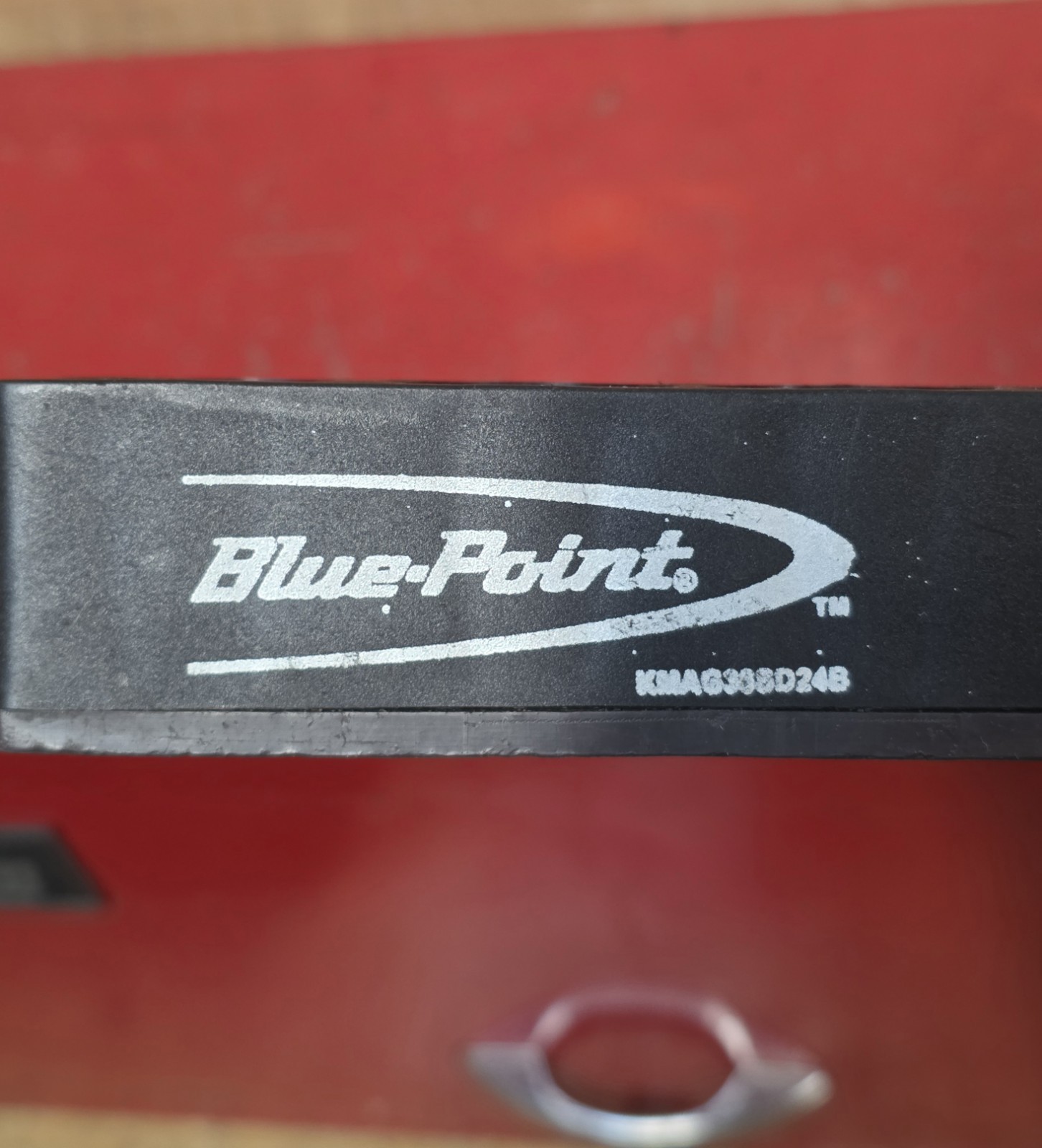 Blue Point 3/8" Drive Socket Organizer Black KMAG38SD24B Magnetic Deep & Shallow