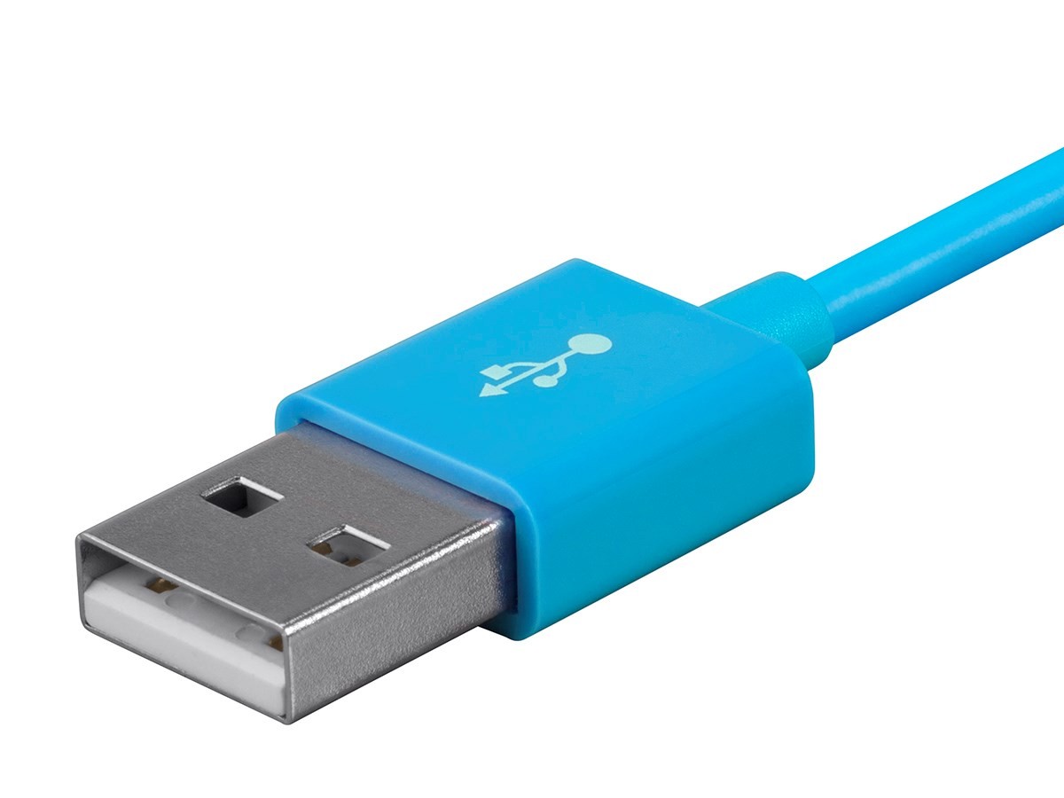 Monoprice Select Series USB A to Micro B Charge & Sync Cable 6ft Blue