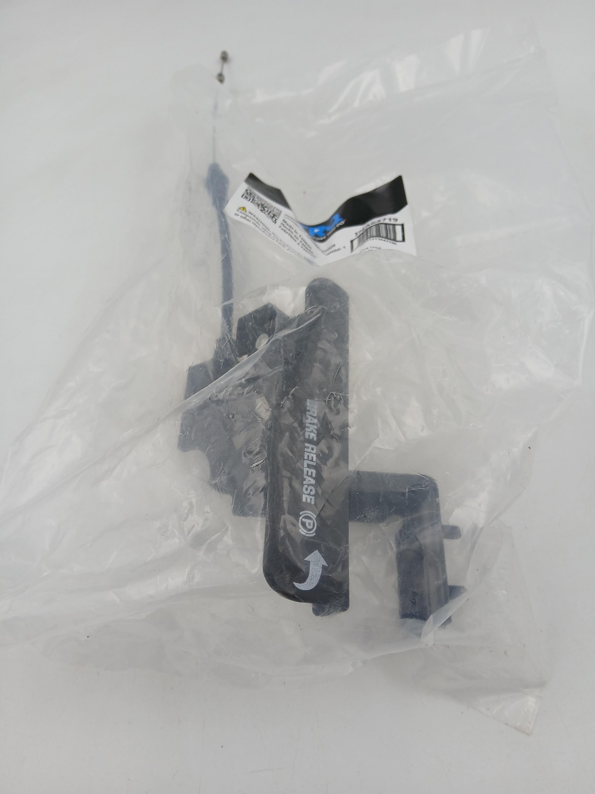 TRQ Parking Brake Lever Release Handle Cable INA64719 Black New Assembly Part