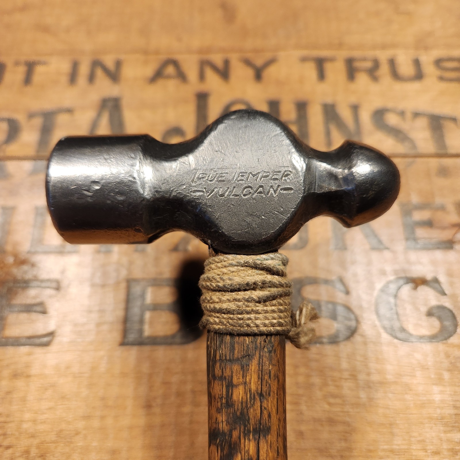 True Temper Vulcan Ball Peen Hammer Vtg