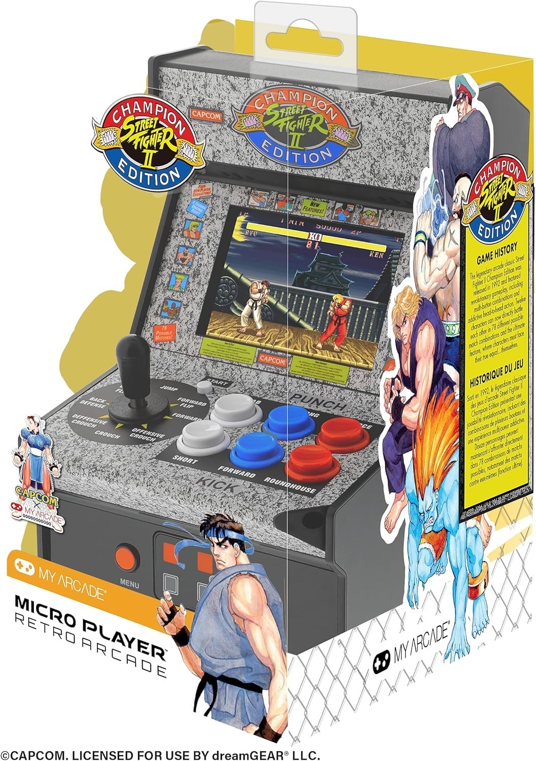 Official Street Fighter 2 Champion Edition Game/-