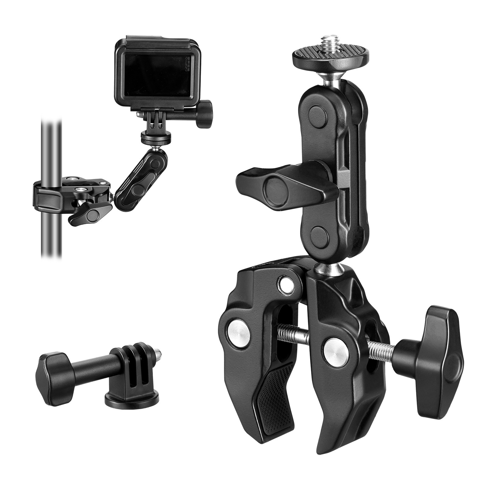 Multifuctional Super Clamp Universal Magic Arm Ballhead Holder Camera Adapter