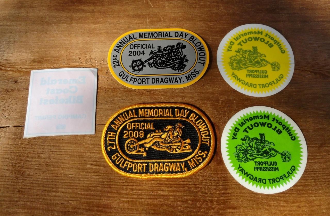 HARLEY-DAVISON MOTORCYCLE Memorial Day Blowout GULFPORT DRAGWAY MISSISSIPPI lot