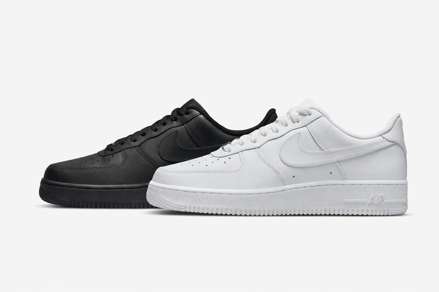 Nike Air Force 1 '07 Triple Black Low Sneakers Men’s/Women’s All Sizes NEW AF1