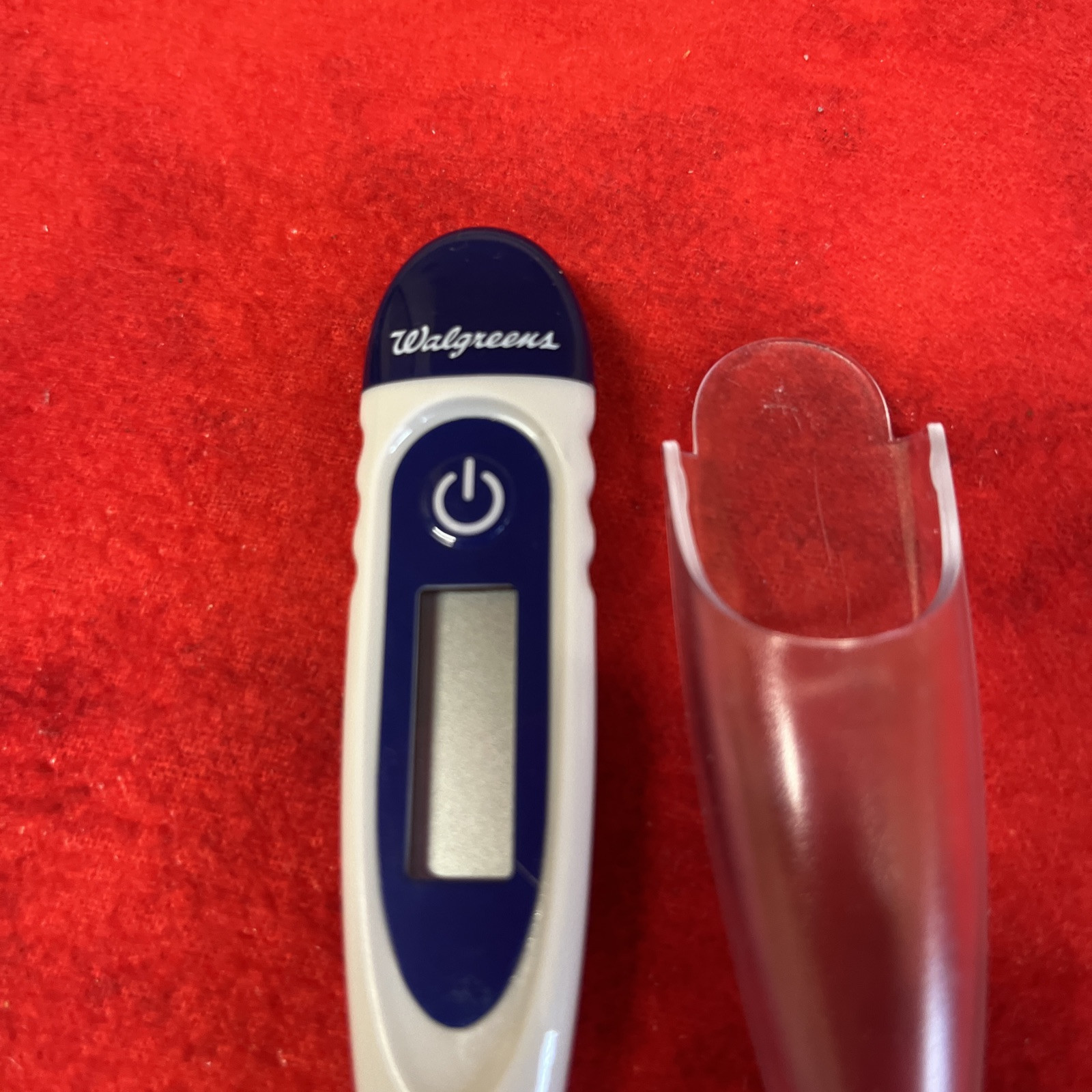 WALGREENS DIGITAL THERMOMETER w/ COVER CASE (k)