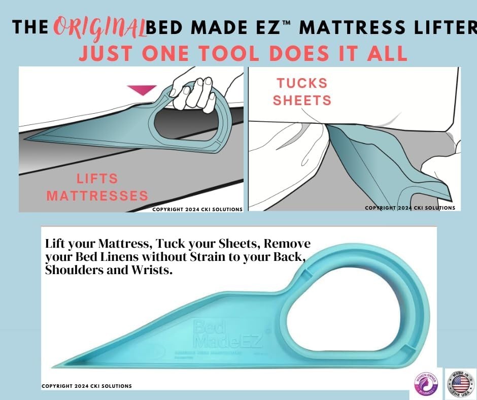 Mattress Lifter & Bed Maker Tool for Changing Bed| Patented & | Lifts & Hold...