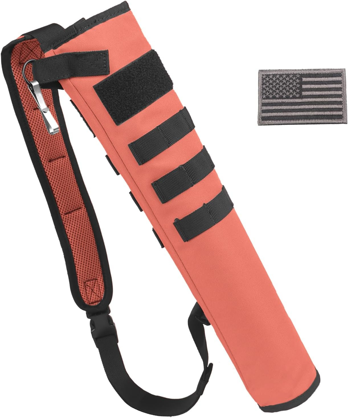 KRATARC Archery Lightweight Back Arrow Quiver Dual Use Foldable Compact Hip Arro