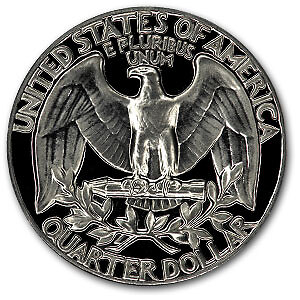 1972-S Washington Quarter Gem Proof