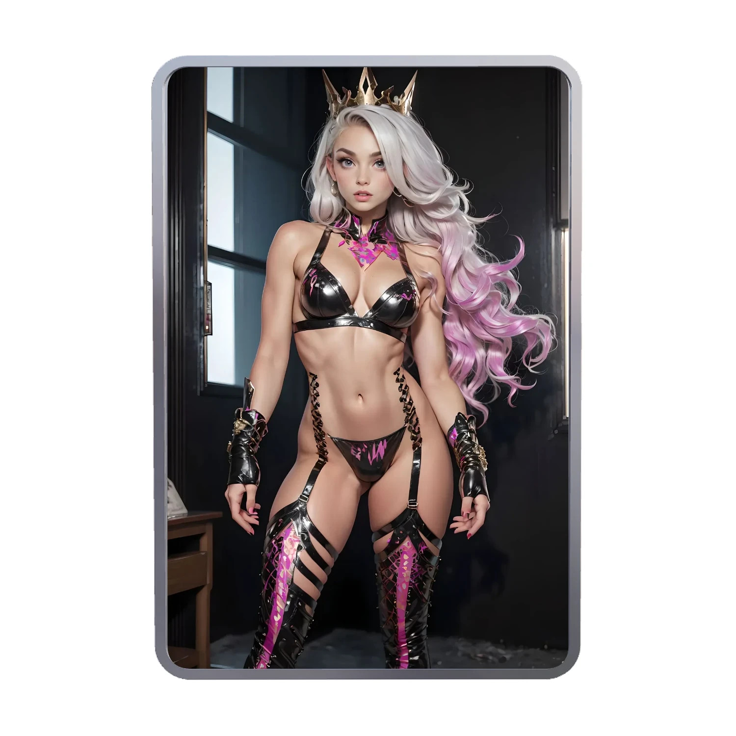 SEXY! 1 oz .999 Fine Silver Colorized Naughty Art Bar – Limited