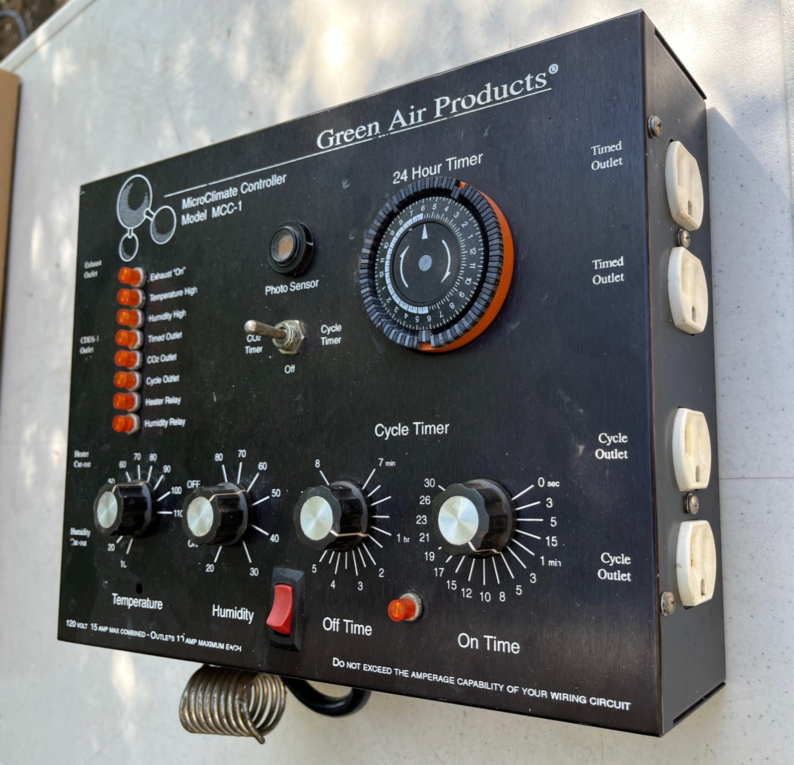 Green Air Products MCC-1 MicroClimate Controller OG