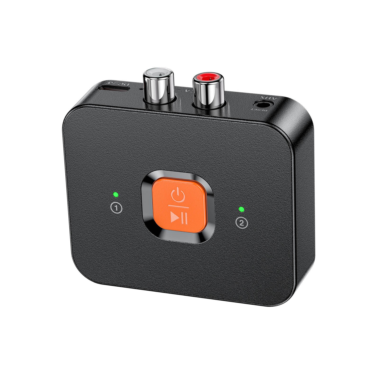 Wireless Bluetooth 6.0 Receiver with 3 Cables 3.5mm Aux RCA Adapter Complete Set