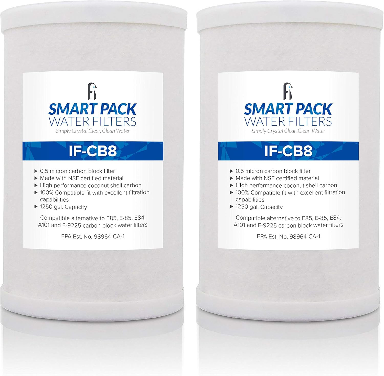 CB8 Carbon Block Water Filter Compatible with Amway E-84 E-85 A101 E-9225-...