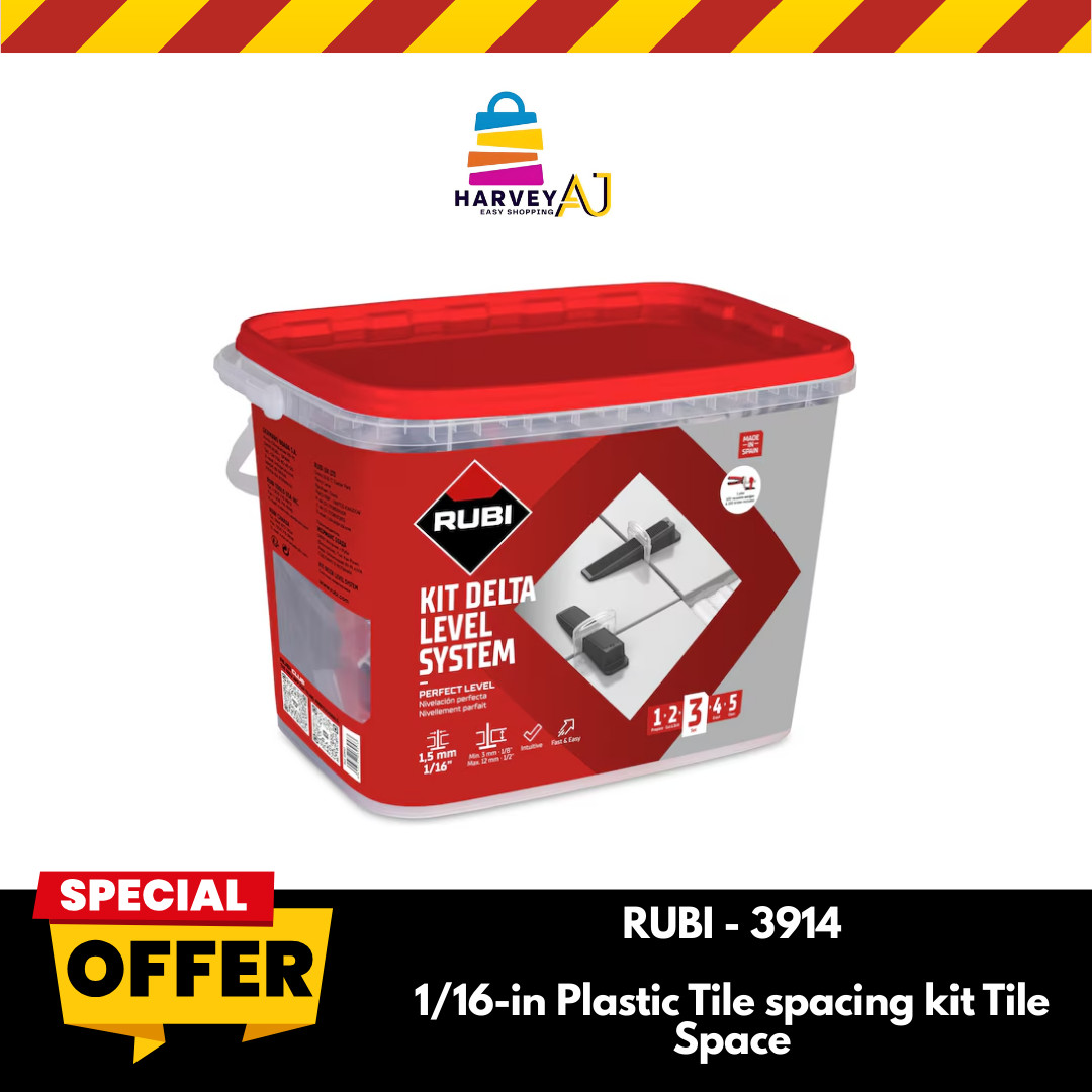 Rubi 3914 Plastic Tie Spacing Kit Tile Spacer 1/16-in (100 units)