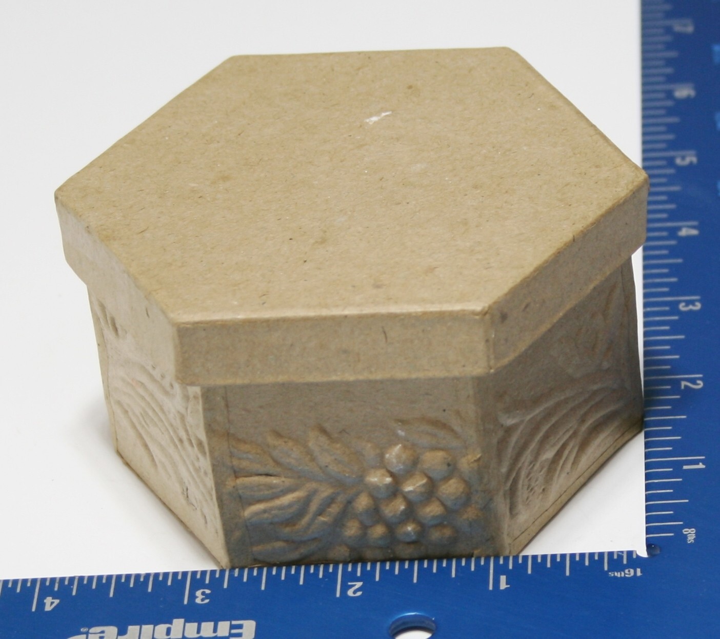General Cardboard Trinket Box Leaves Grapes