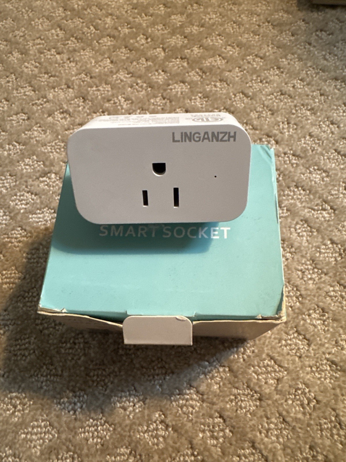 LINGANZH Wi-Fi Smart Plug 4-Pack, White, App-Controlled Timer, Alexa