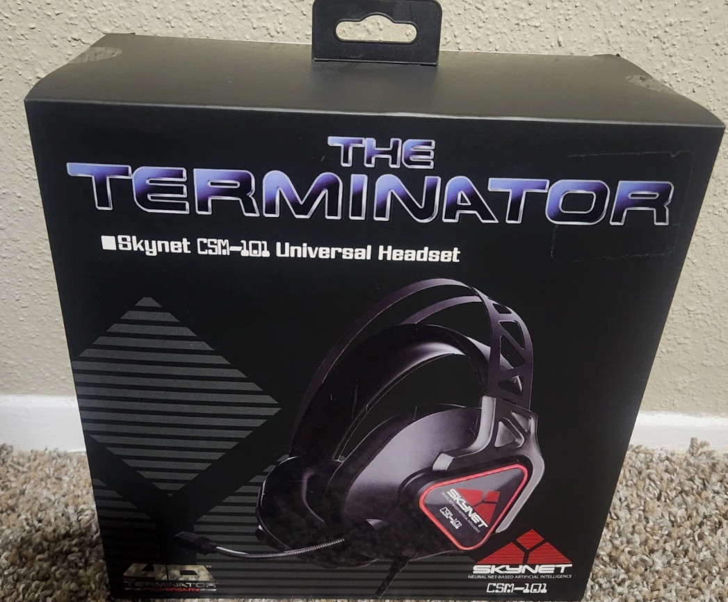 *NEW* The Terminator 40th Anniversary SKYNET headset GameStop Exclusive CSM-101