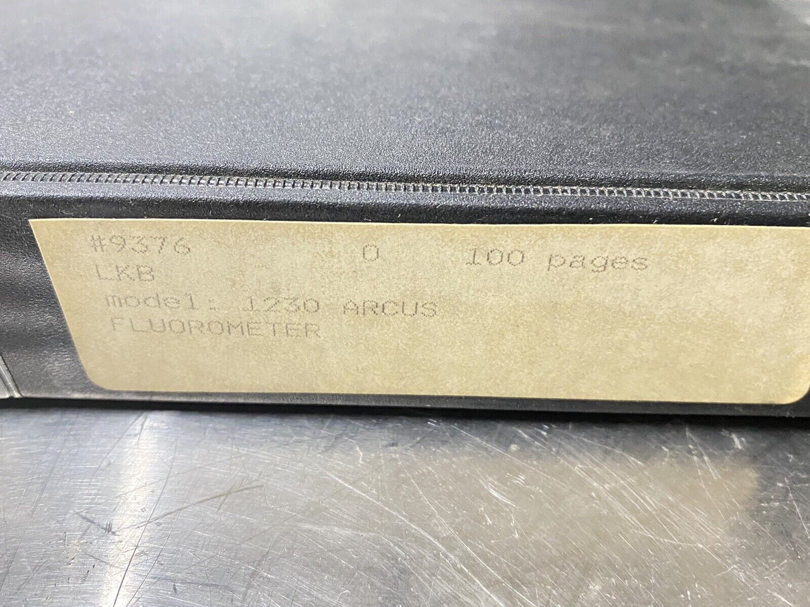 LKB Wallac 1230 Arcus Fluorometer - Users Guide / Instructions Manual