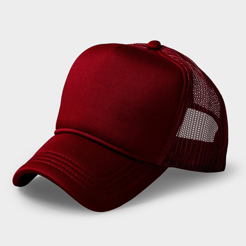 XL/XXL Oversize Mesh Trucker Cap,5 Panel Plain Men Women Adjustable Baseball Hat