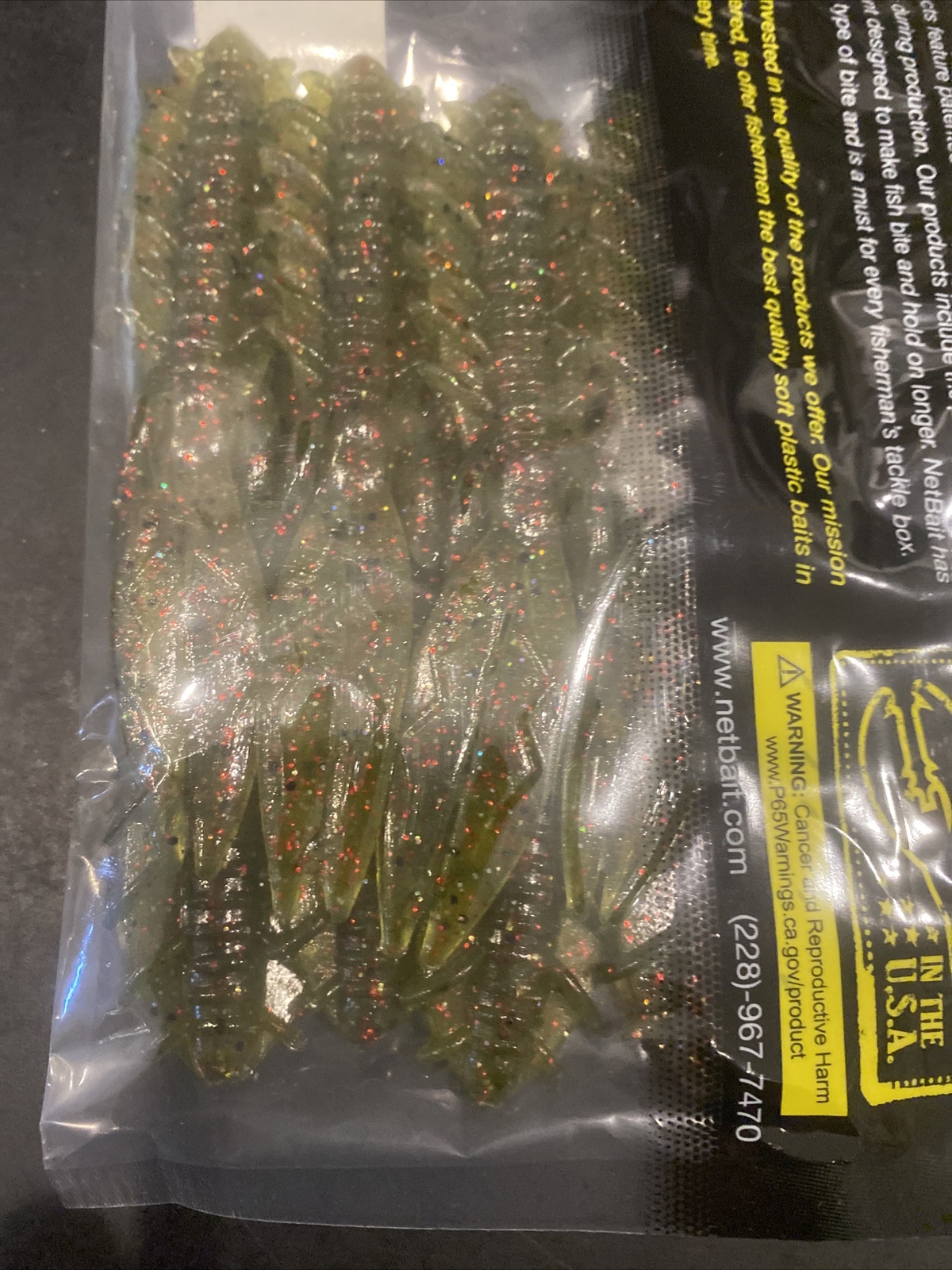 NetBait 4.5” Dagger Watermelon Red Magic