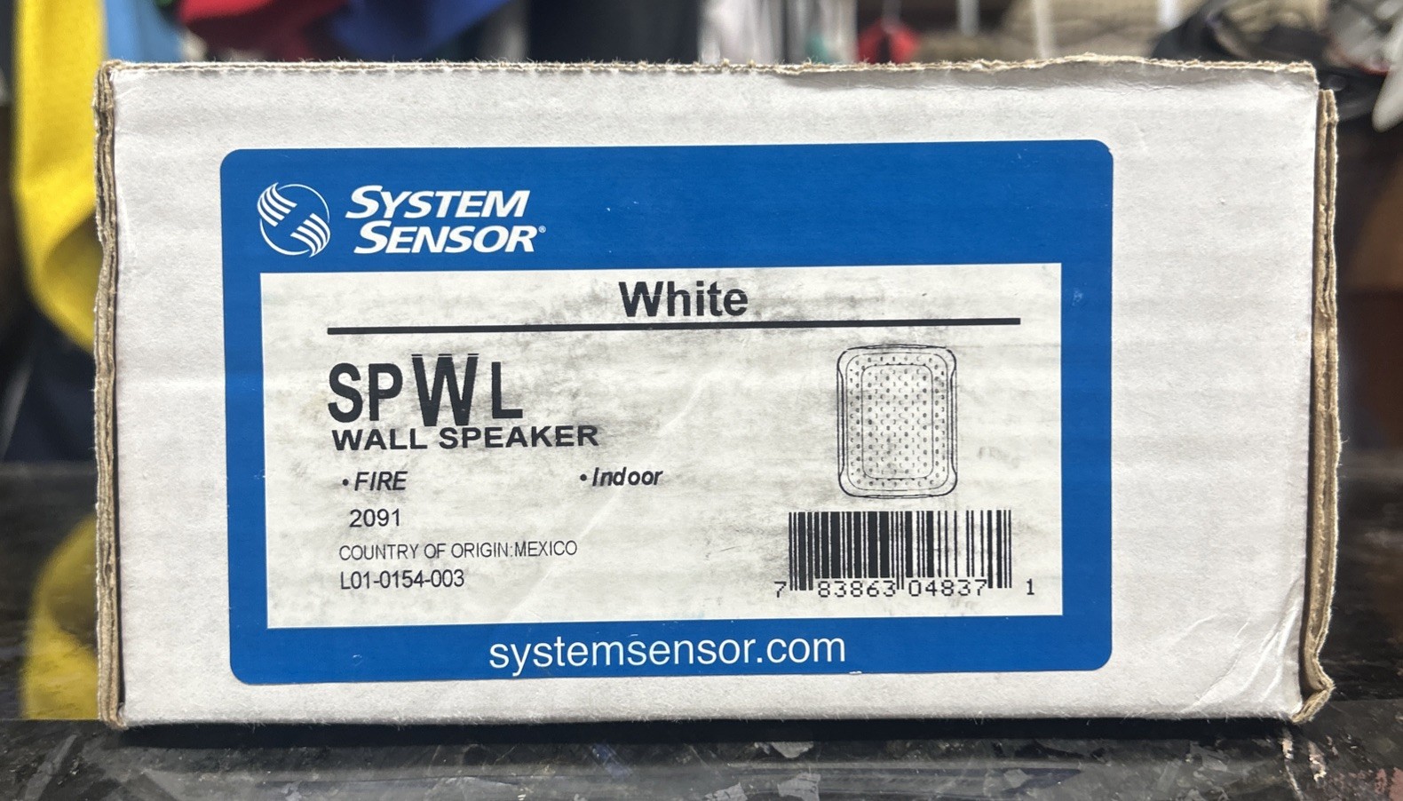 System Sensor SPWL Fire White Wall Speakers 2091 - L01-0154-003