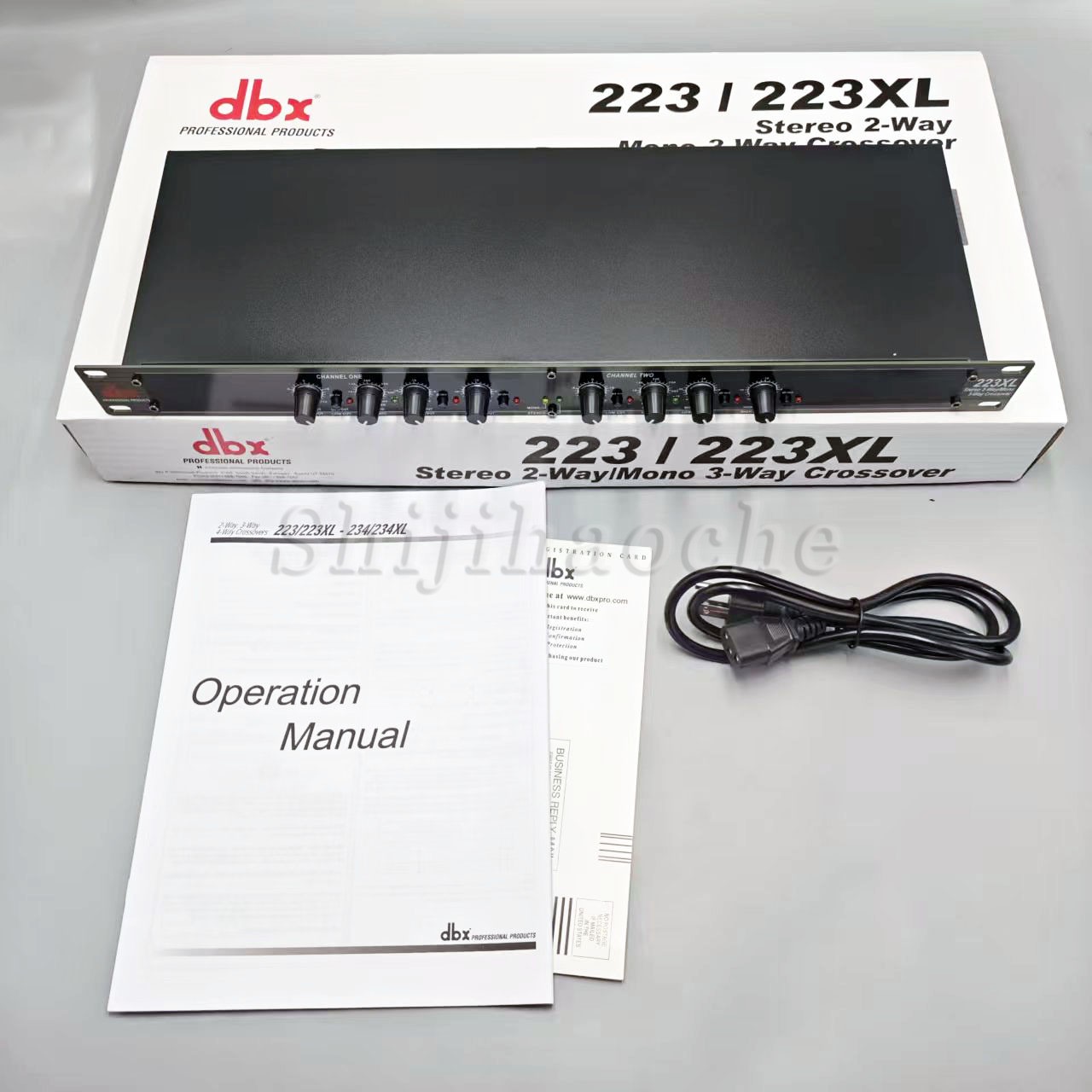 DBX 223XL Stereo 2-Way/Mono 3-Way Crossover Rack Mountable