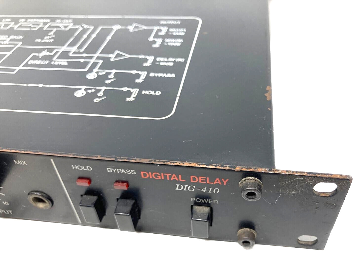 Vesta Kozoh Digital Delay 1U Rack Effect DIG-412 AC100V
