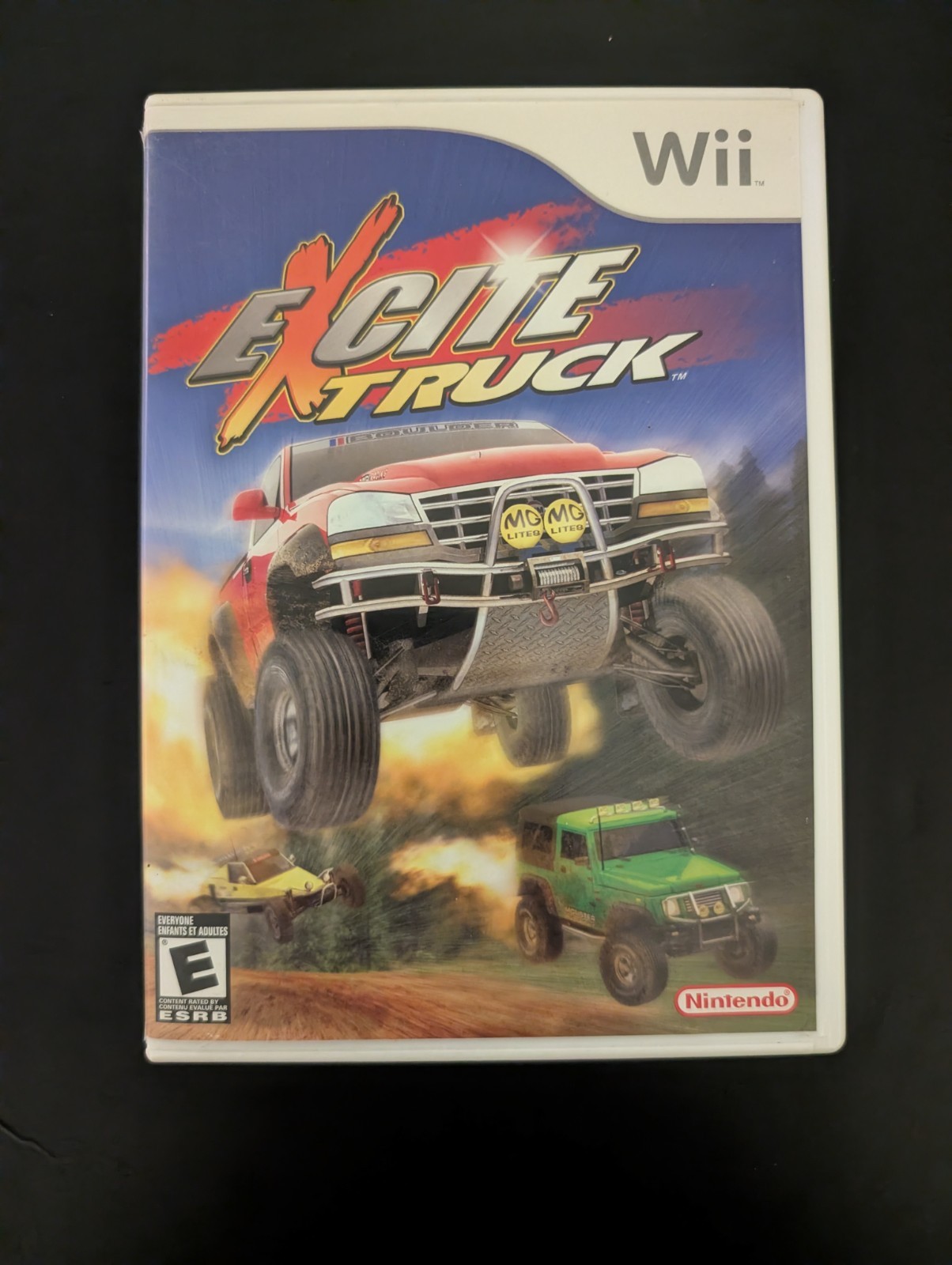 Excite Truck Nintendo Wii CASE MANUAL INSERTS ONLY Authentic Guaranteed